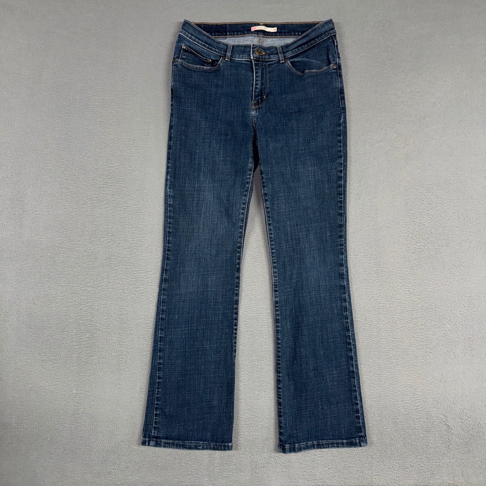 Levis Jeans Womens 10 Blue Classic Bootcut Mid Rise Stretch Denim Cowboy Western